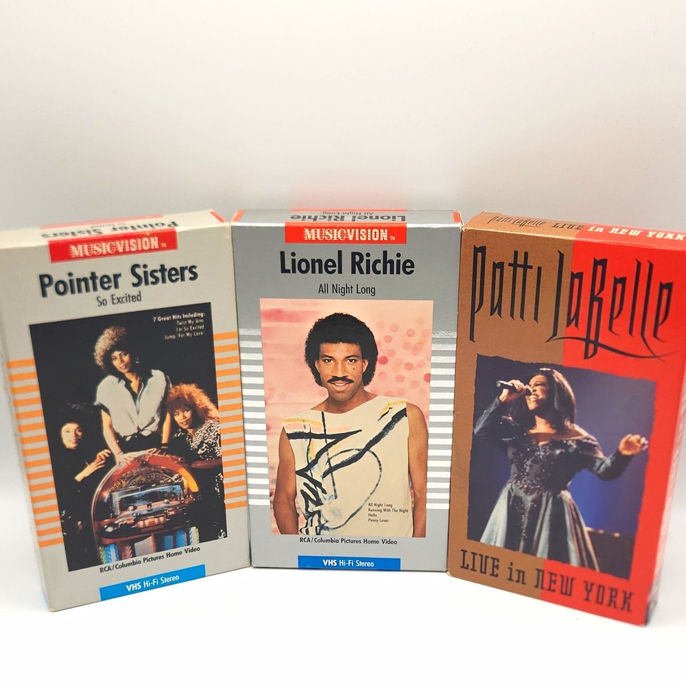 Lionel, Patti LaBelle & Poninter Sisters Pop, R&B, & Soul VHS Hi-Fi Stereo NTSC